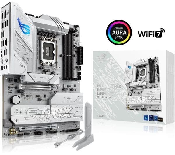 ASUS ROG STRIX B860-A GAMING WIFI ATX LGA1851 Motherboard White - Image 4