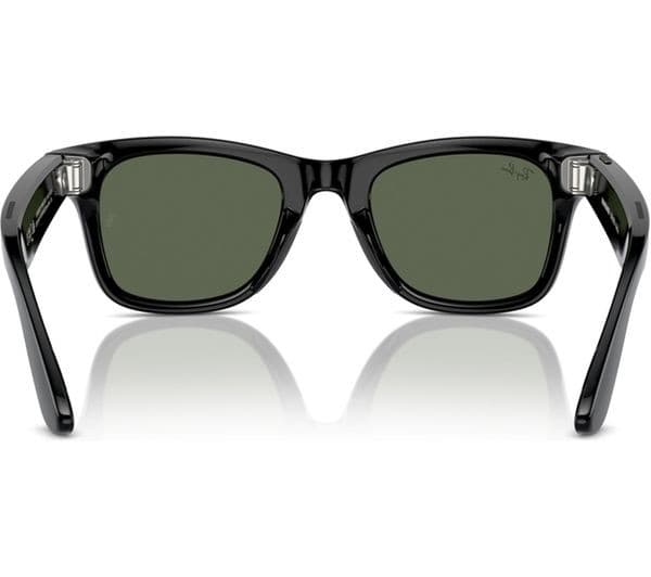 RAY-BAN Meta Wayfarer Glasses - Shiny Black, G15 Green - Image 8