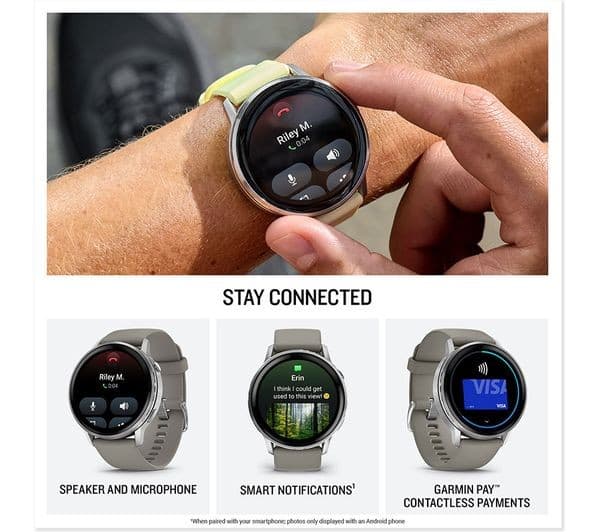 Garmin Venu 4 Smartwatch 45mm Silver - Image 4