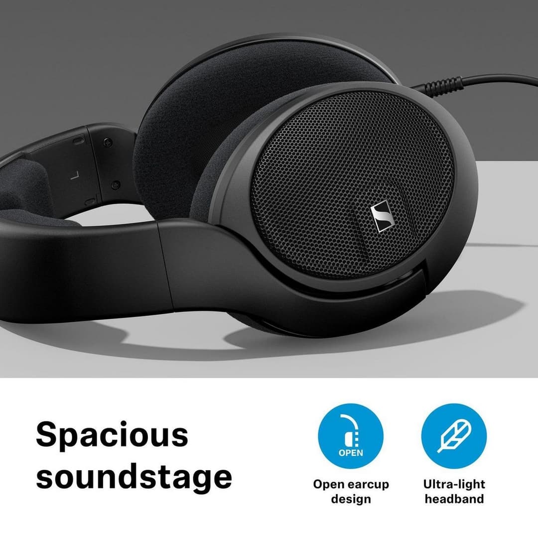 Sennheiser HD 560S Over-Ear Open-Back Headphones Black - Image 4