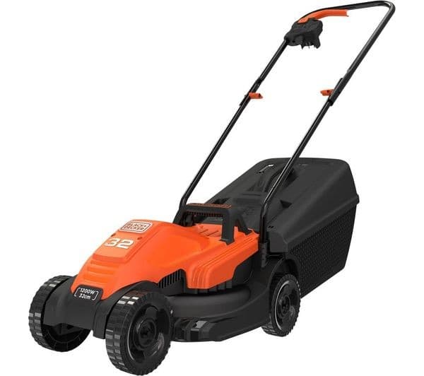 BLACK+DECKER BEMW451 32cm 1200W Corded Electric Rotary Lawn Mower - Image 1
