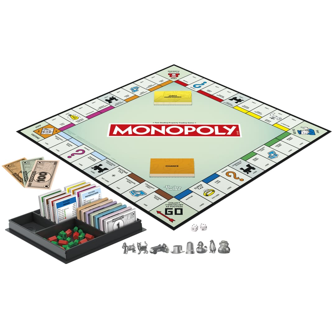 Hasbro Gaming Monopoly Classic Board Game, 2025 Refresh (G0009) - Image 1