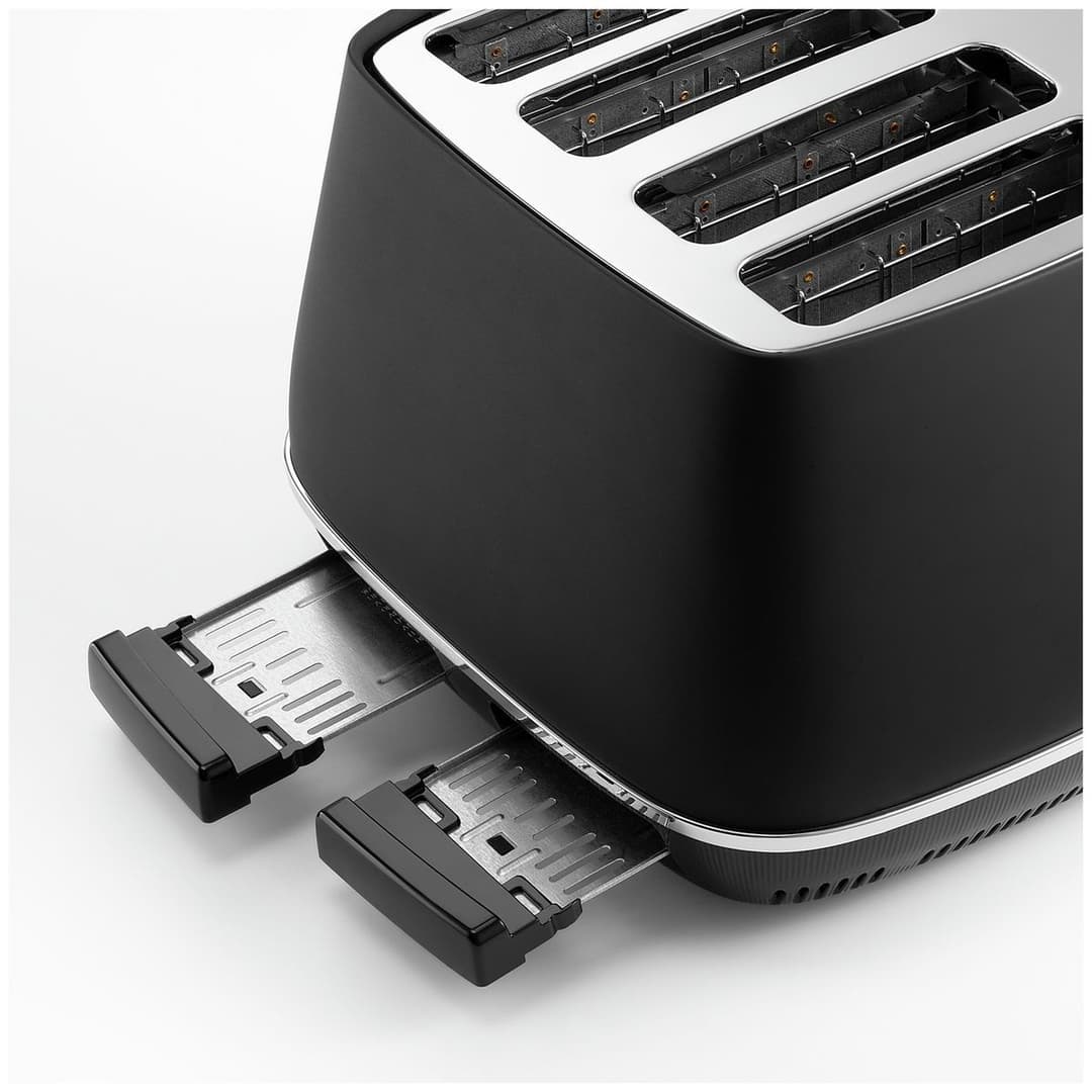 De'Longhi Distinta Moments CTIN4003.BK 4-Slice Toaster - Black - Image 3