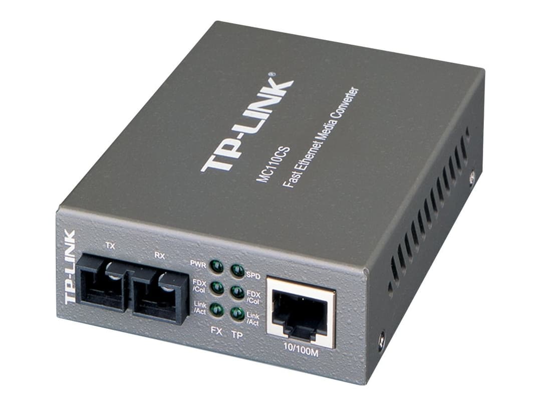 TP-LINK MC110CS Fibre Media Converter - Image 1
