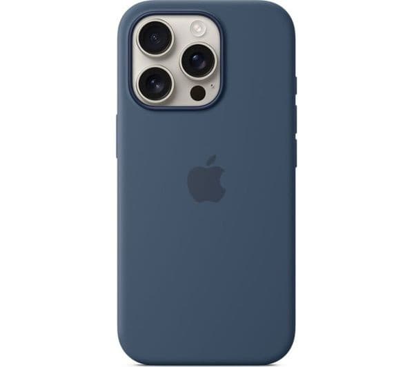 Apple iPhone 16 Pro Silicone Case with MagSafe - Denim - Image 2