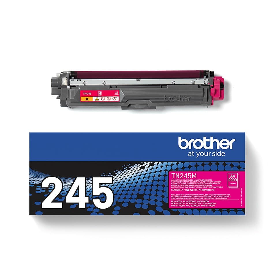 Brother TN-245 Original High Yield Toner Cartridge 2,200 Pages - Magenta - Image 2
