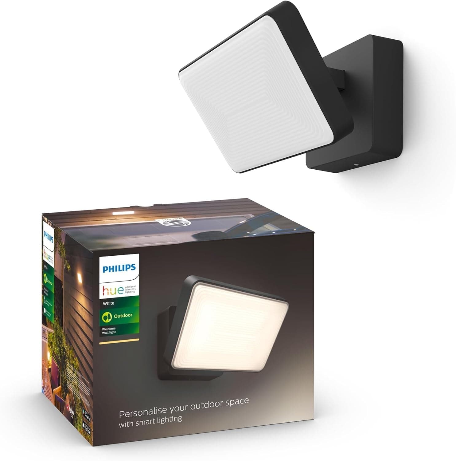 Philips Hue Welcome White Flood Light - White