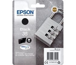 Epson 35 Padlock DURABrite Ultra Black Ink Cartridge (T3581)
