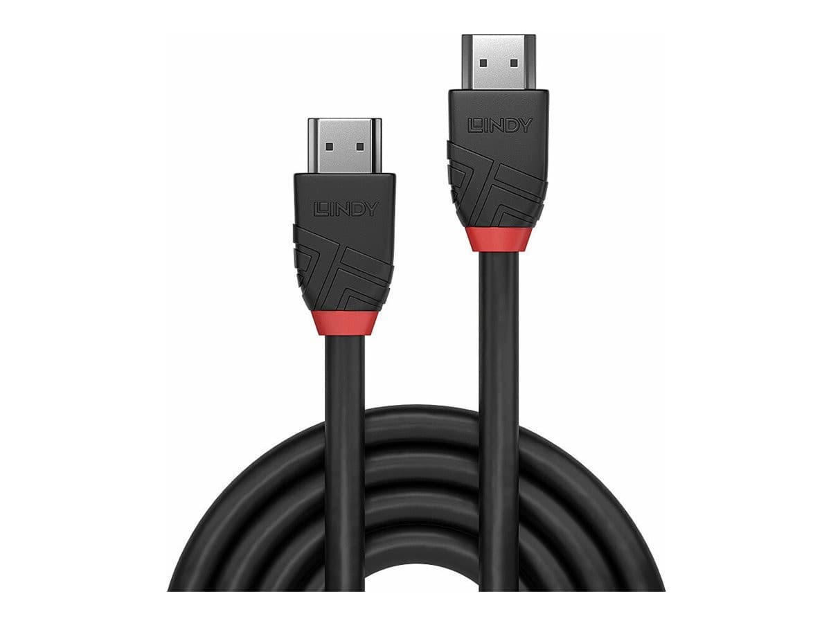 Lindy Black Line 8K60Hz Ultra High Speed HDMI Cable 1m