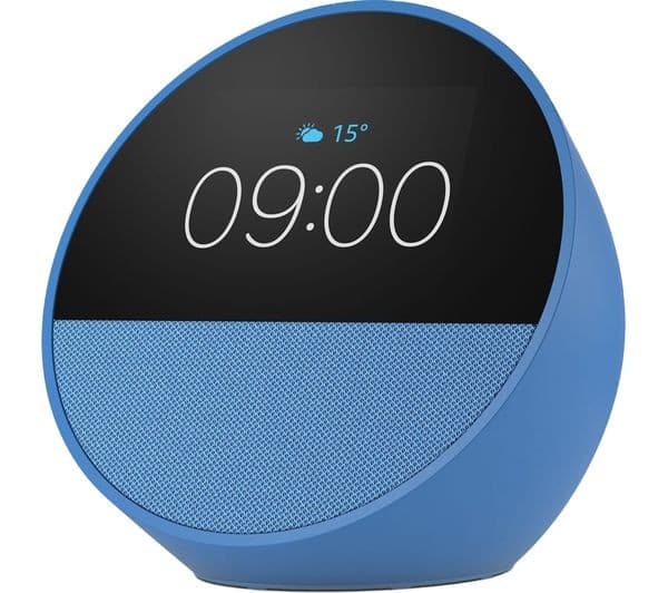 Amazon Echo Spot Smart Alarm Clock Ocean Blue - Image 1