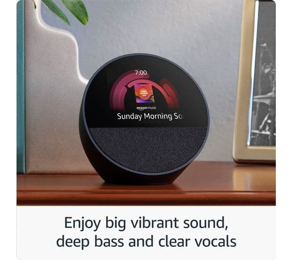 Amazon Echo Spot Smart Alarm Clock Ocean Blue - Image 4
