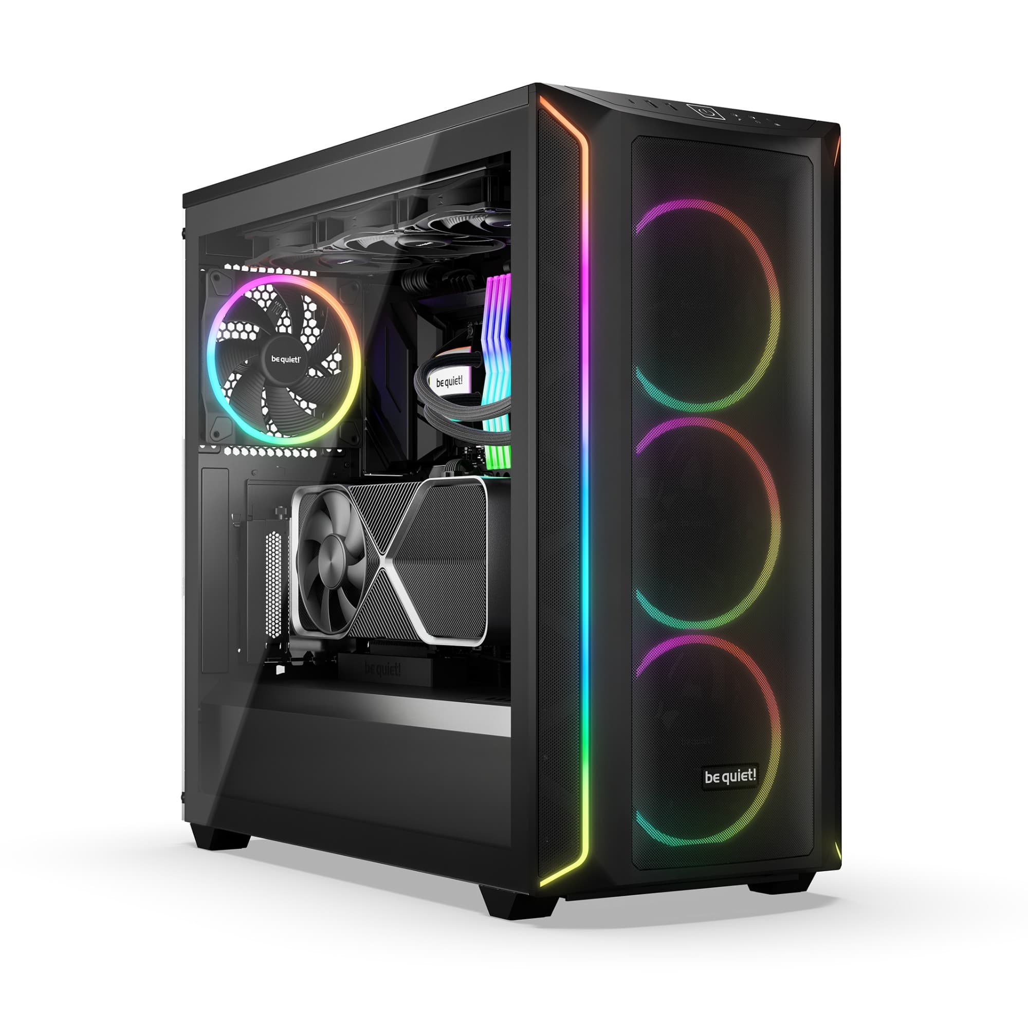 be quiet! Shadow Base 800 FX ARGB Tempered Glass ATX Midi Tower PC Case - Black