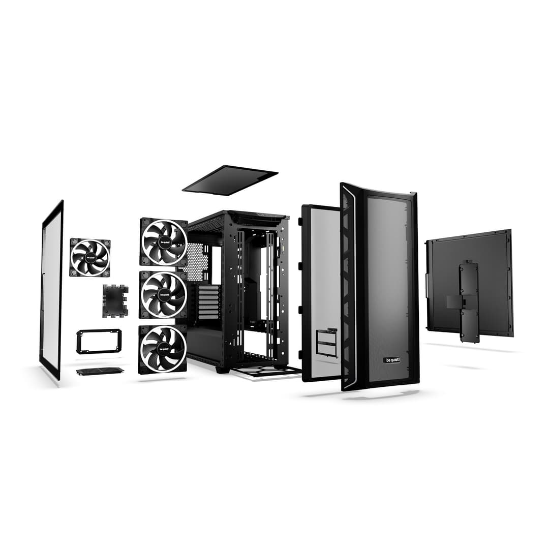 be quiet! Shadow Base 800 FX ARGB Tempered Glass ATX Midi Tower PC Case - Black - Image 10