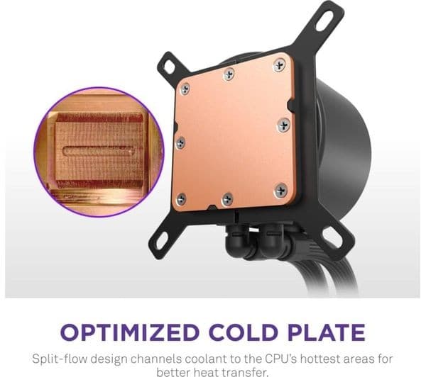 NZXT Kraken Plus 240 CPU Cooler Black - Image 7
