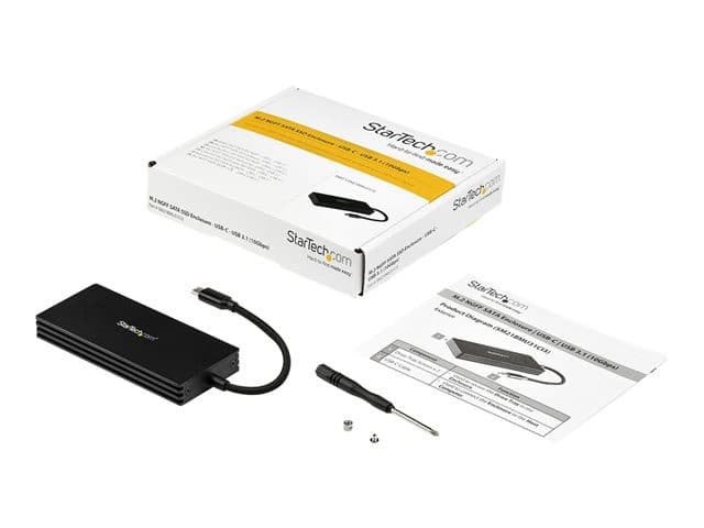 StarTech.com M.2 SSD Enclosure for M.2 SATA Drives - USB 3.1 - USB-C - storage enclosure - M.2 Card - USB 3.1 (Gen 2) - Image 5