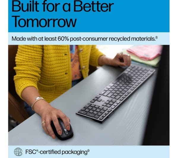 HP 720 Keyboard Nightfall Black - Image 8