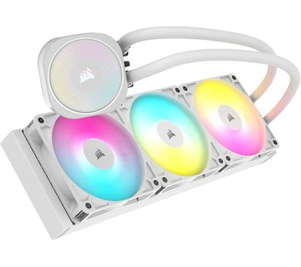 CORSAIR Nautilus RS ARGB Liquid CPU Cooler - 360 mm, White - Image 3