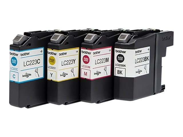 Brother LC223 - 4-pack - black, yellow, cyan, magenta - original - ink cartridge - Image 2