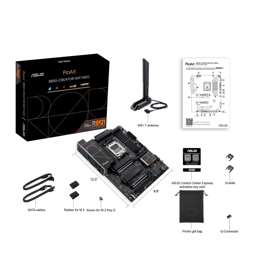ASUS PROART B850-CREATOR WIFI NEO AMD B850 Socket AM5 ATX Motherboard - Image 3