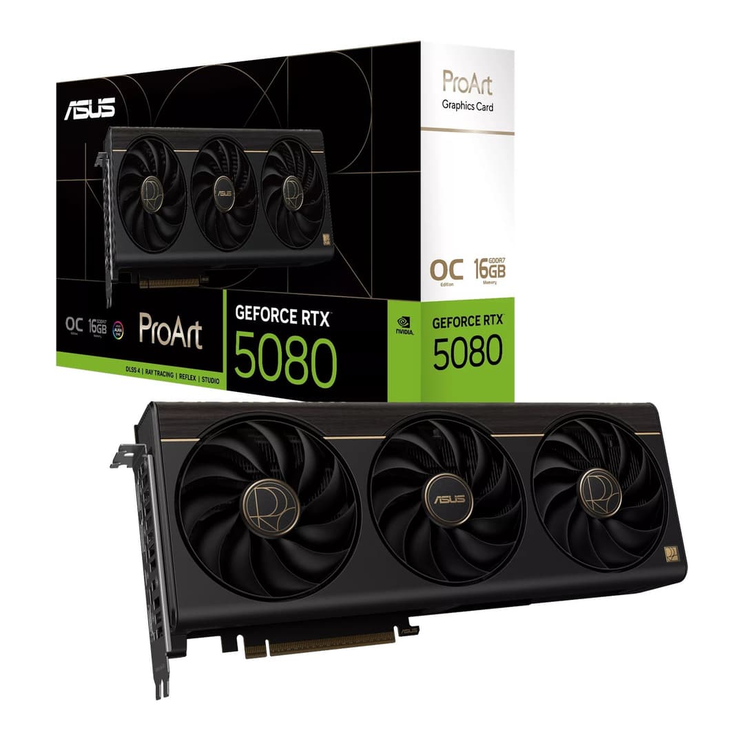 ASUS GeForce RTX 5080 PROART 16GB OC Graphics Card - Image 1
