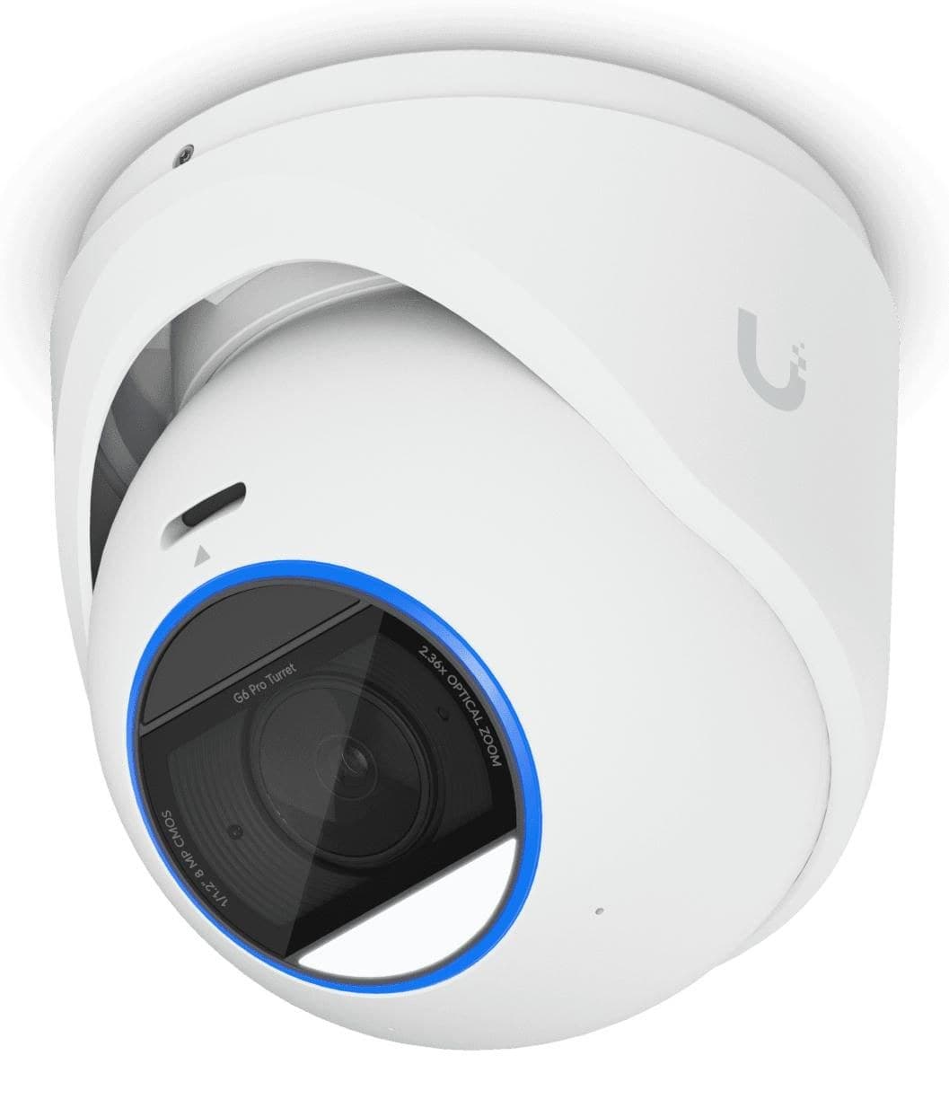 Ubiquiti UniFi Protect G6 Pro Turret 4K PoE+ Camera White (UVC-G6-Pro-Turret-W)