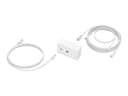 Vision Techconnect TC3-PK5M 4K Faceplate Kit with HDMI & USB 5m - White thumbnail 2