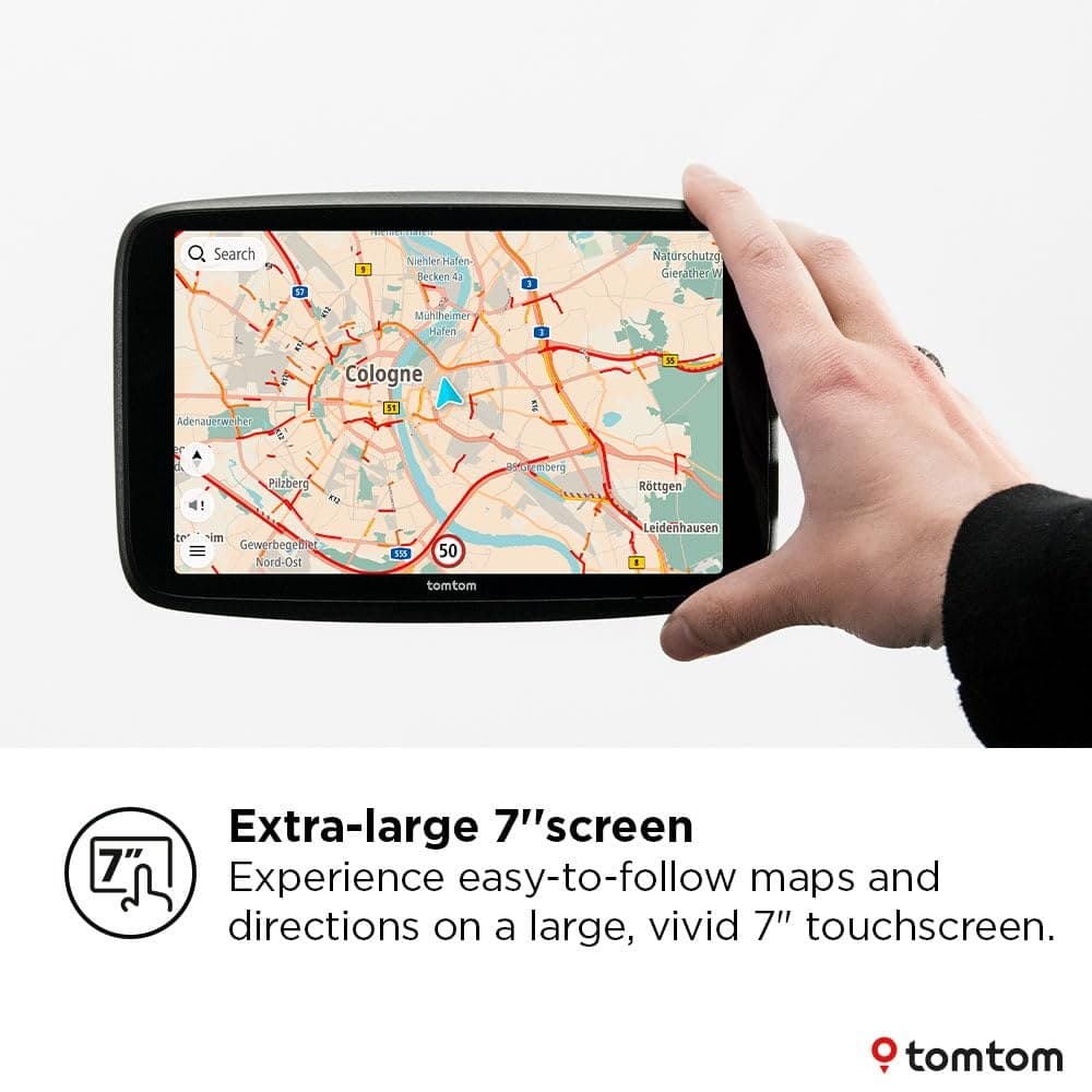 TomTom GO Navigator 7" Car Sat Nav - UK, ROI & Full Europe Maps - Black - Image 3