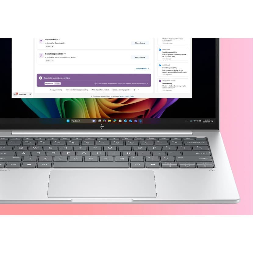 HP EliteBook 8 G1a 14 AMD Ryzen AI 7 350 24GB RAM 512GB SSD 14" Windows 11 Pro Laptop - Image 8