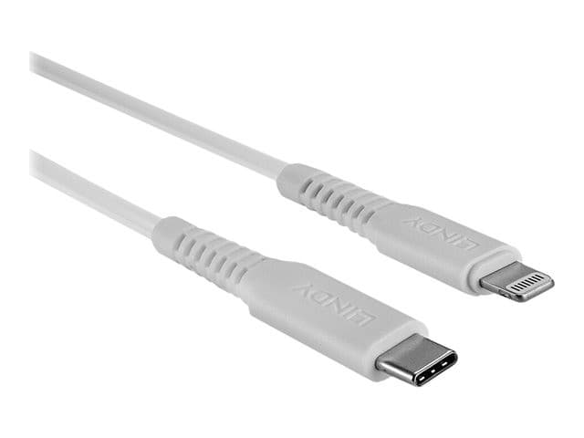 Lindy USB-C to Lightning Cable 1m White - Image 4