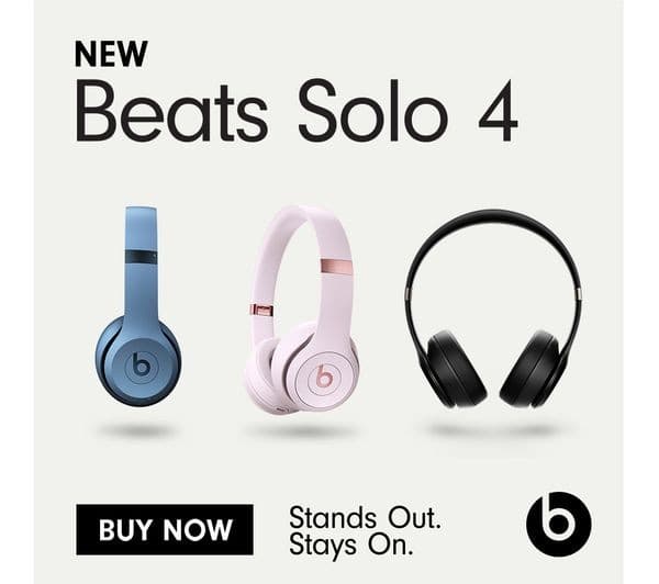 Beats Solo 4 Wireless Bluetooth On-Ear Headphones - Cloud Pink - Image 6