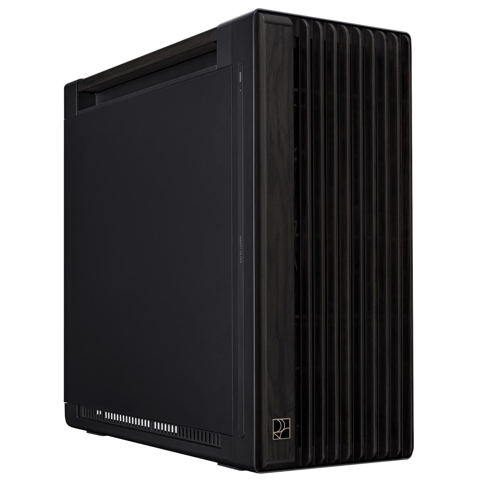 ASUS ProArt PA602 Wood Edition Mid Tower PC Case - Black, Metal Panel