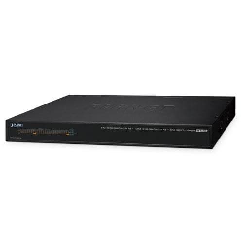 PLANET AVS-4210-24HP4X 24-Port Gigabit PoE+ Managed AV Switch with 4 × 10G SFP+ (450W PoE) - Image 1