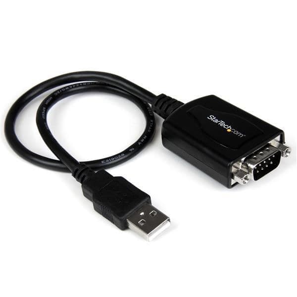 StarTech.com ICUSB2321X 1-Port Professional USB to Serial Adapter Cable with COM Retention, USB-A to DB-9 RS232