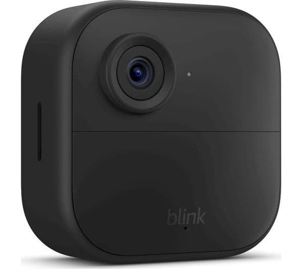 BLINK Outdoor 4 Full HD 1080p WiFi Add-On Security Camera, IP65 Weather Resistant, Two-Year AA Battery Life - Black (Sync Module Required, Sold Separately) - Image 1