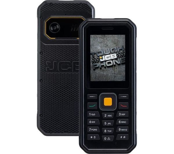 JCB Tradesman 4 TP1242 Rugged 4G Dual SIM Feature Phone 128MB - Black