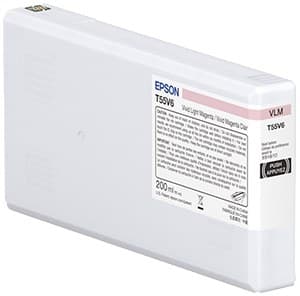 Epson T55W6 UltraChrome Pro10 200ml Ink Cartridge for SureColor SC-P5300 - Vivid Light Magenta