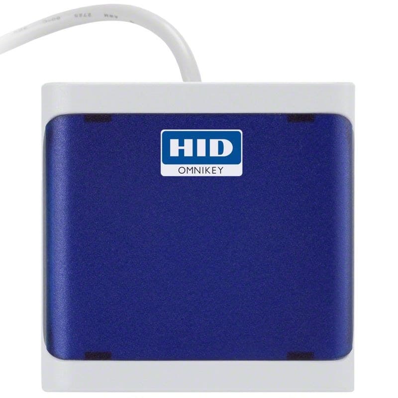 HID OMNIKEY 5023 Contactless Smart Card Reader (Dark Blue, 13.56 MHz) CCID iCLASS Seos
