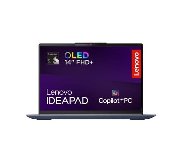 Lenovo IdeaPad Slim 5 14" Laptop, Copilot+ PC - Snapdragon X Plus, 16 GB RAM, 512 GB SSD, Abyss Blue - Image 1