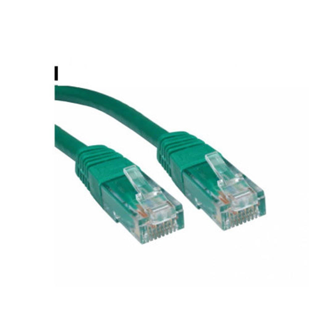 Microconnect Cat5e U/UTP PVC Network Cable, RJ45 to RJ45 - 15m Green