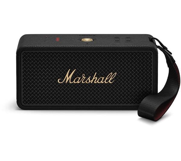 MARSHALL Willen Portable Bluetooth Speaker - Black & Brass - Image 5