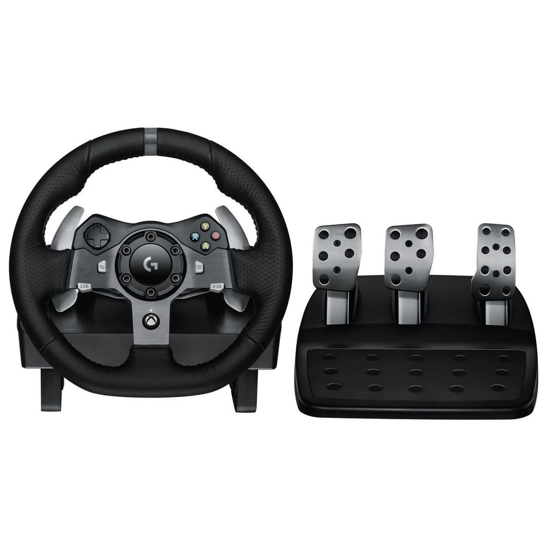 Logitech G920 Driving Force Gaming Steering Wheel & Pedals - Xbox Series X|S, Xbox One & PC - Image 1