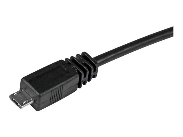 StarTech UUSBHAUB1M Micro USB Cable Black - Image 2