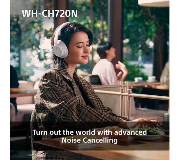 Sony WH-CH720N Wireless Noise Cancelling Over-Ear Headphones - Blue - Image 7