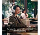 Sony WH-CH720N Wireless Noise Cancelling Over-Ear Headphones - Blue thumbnail 7