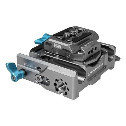 Kondor Blue 501 Adjustable Baseplate (501 QR) for 15mm Rod Rigs - Space Grey - Image 2
