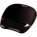 Fellowes Crystals Gel Mouse Mat with Wrist Rest - Black thumbnail 1