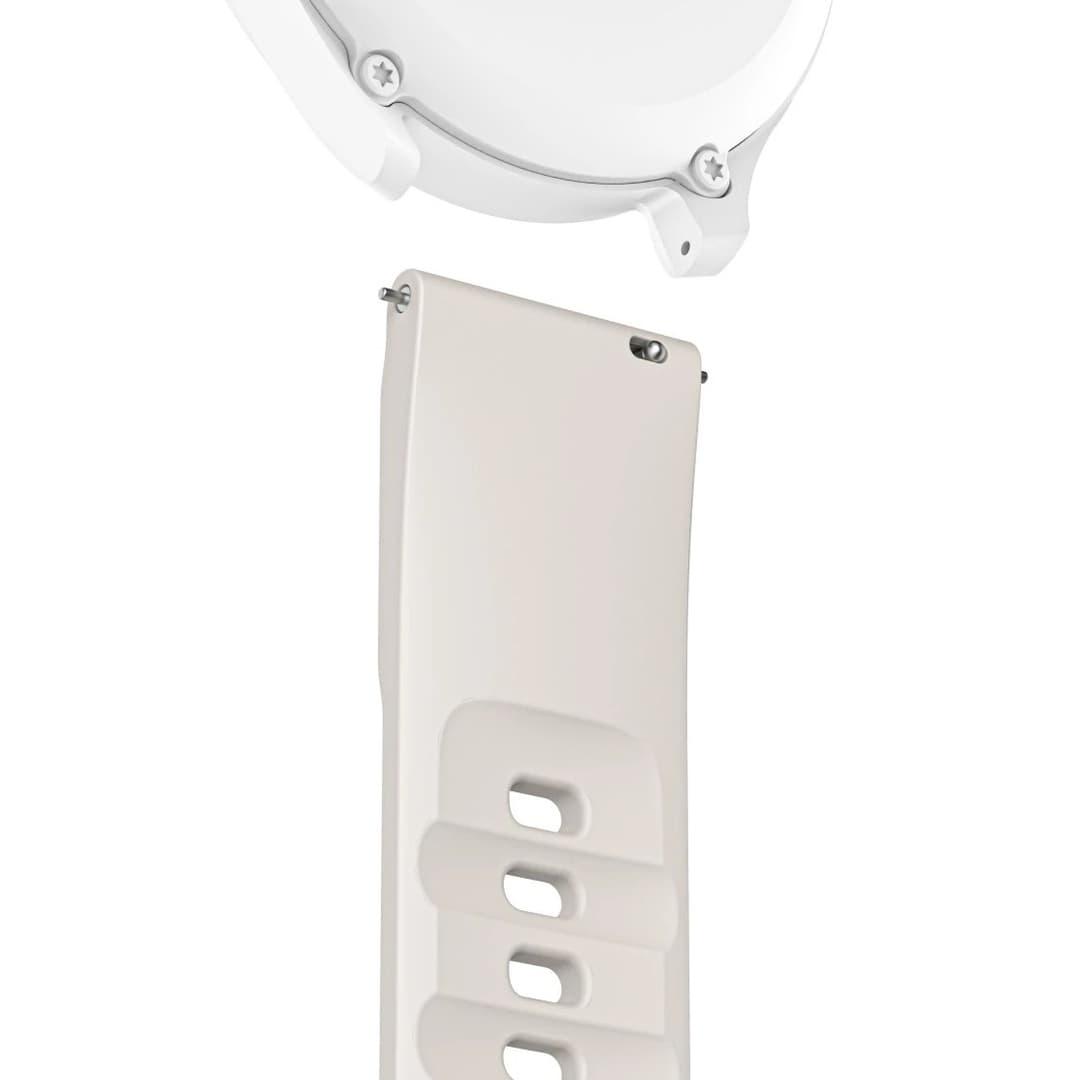 Hama NFC Payment Watch Strap, Silicone, 22 mm - Beige - Image 4