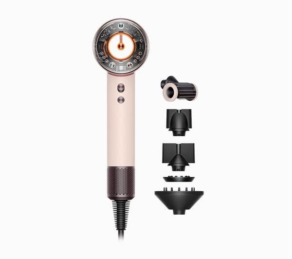 Dyson Supersonic Nural Straight+Wavy Hair Dryer - Pink