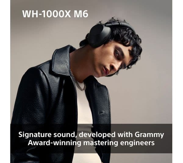 Sony WH-1000XM6 Wireless Noise-Cancelling Over-Ear Headphones - Pink - Image 5