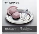 Sony WH-1000XM6 Wireless Noise-Cancelling Over-Ear Headphones - Pink thumbnail 8